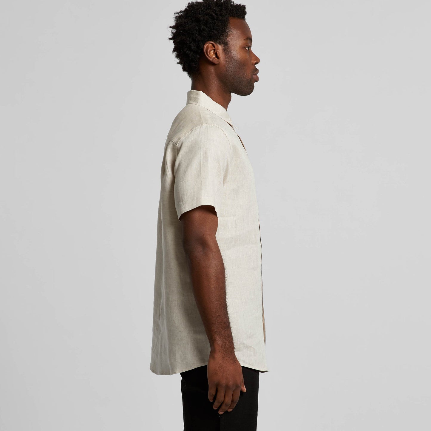 MENS LINEN S/S SHIRT - 5420