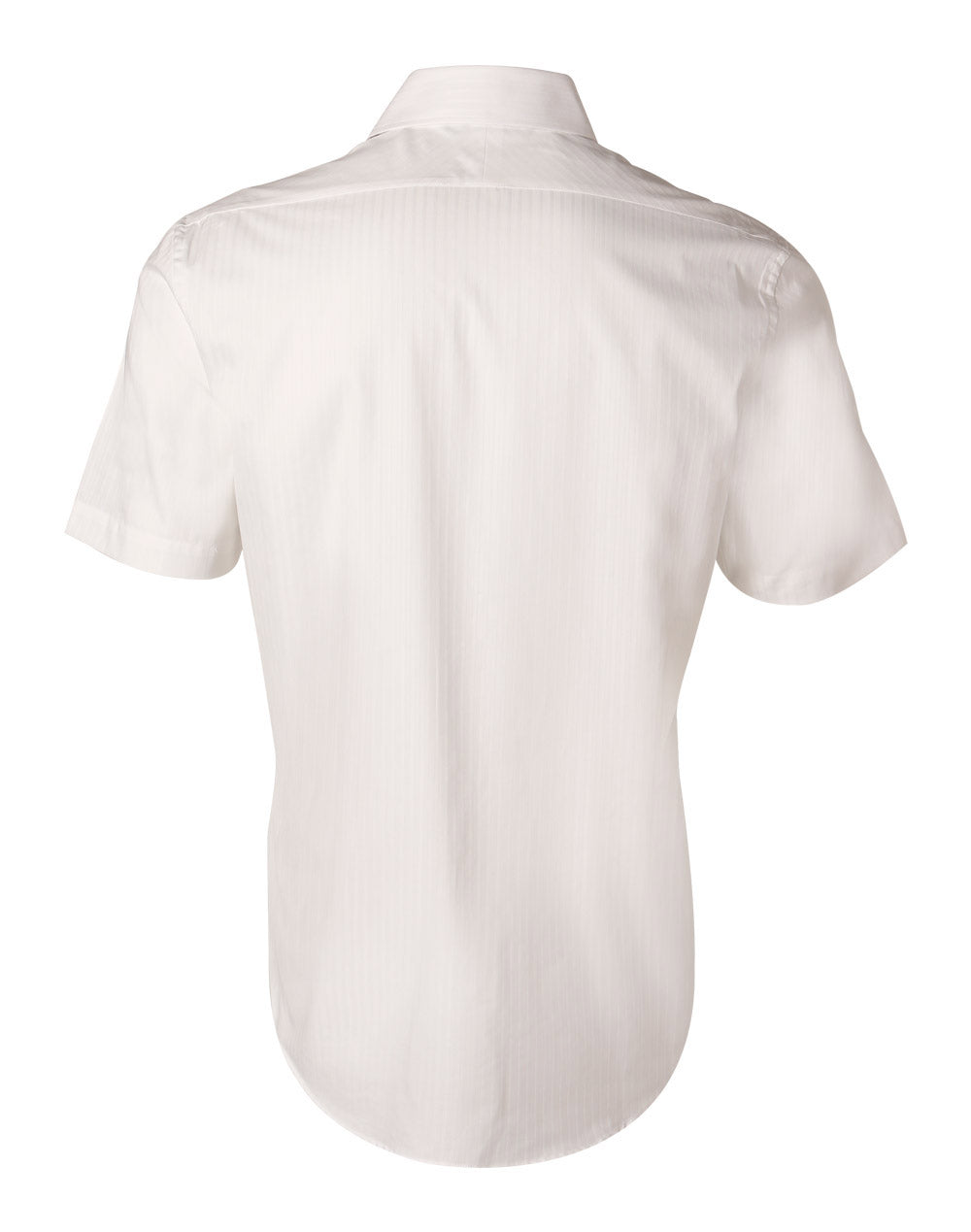 Benchmark M7100S Men's Self Stripe Short Sleeve Shirt