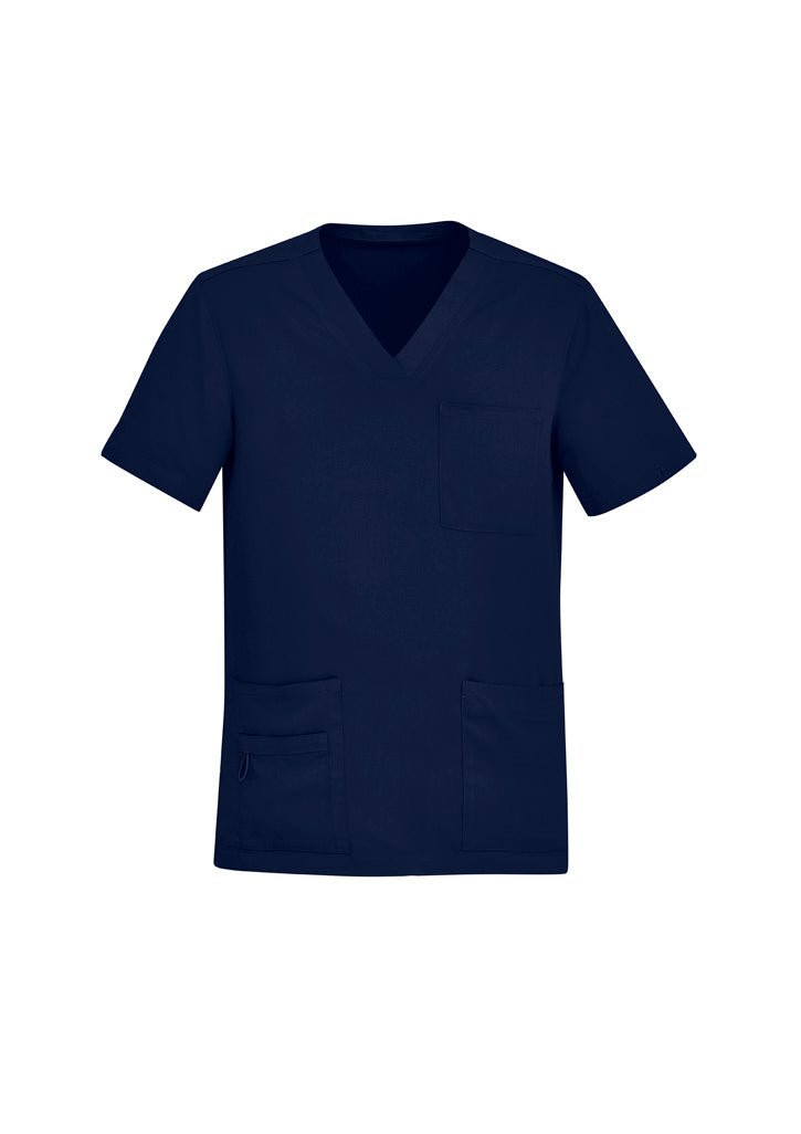 Biz Care Mens Avery V-Neck Scrub Top CST945MS - Icon Tshirts