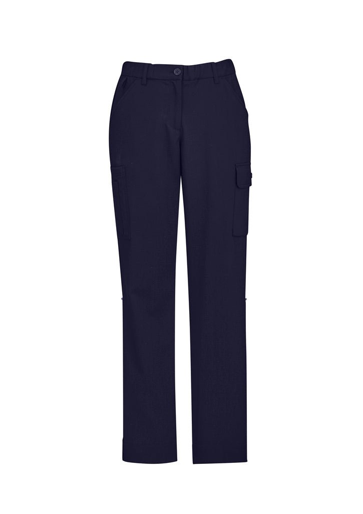 BIZ CARE WOMENS COMFORT WAIST CARGO PANT CL954LL - Icon Tshirts