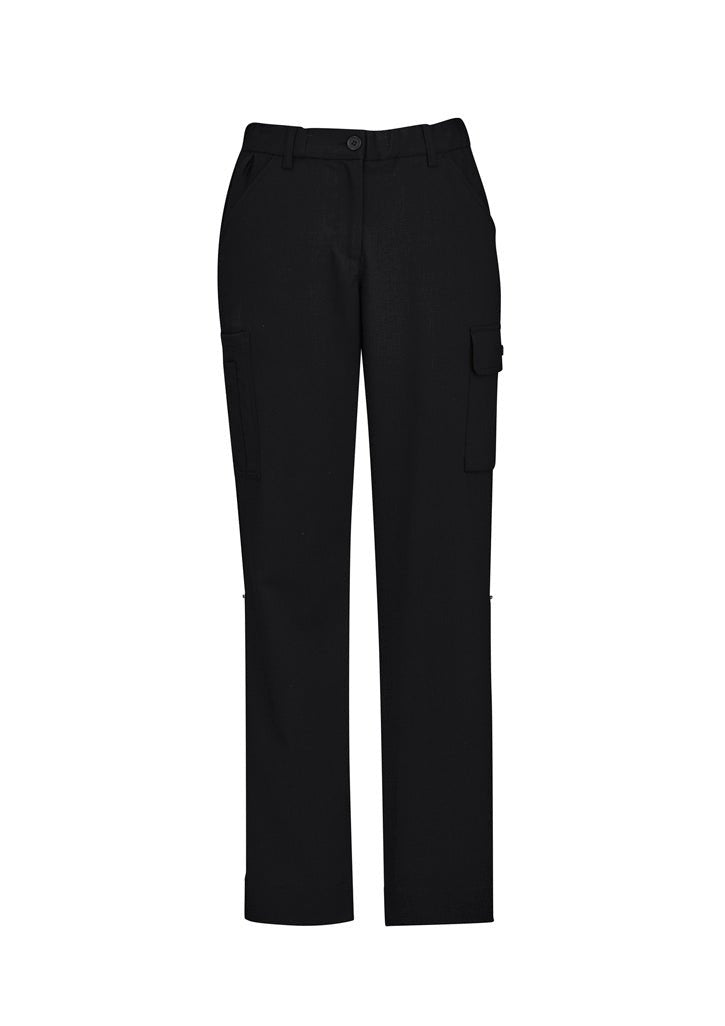 BIZ CARE WOMENS COMFORT WAIST CARGO PANT CL954LL - Icon Tshirts