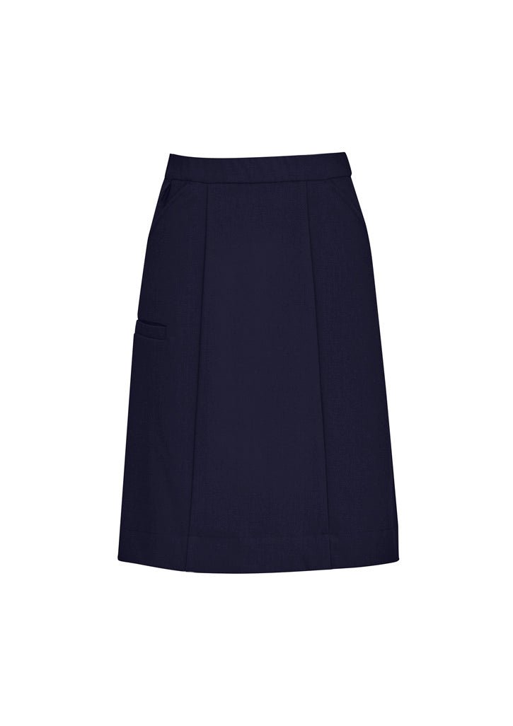 BIZ CARE WOMENS COMFORT WAIST CARGO SKIRT CL956LS - Icon Tshirts