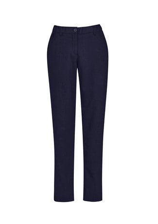 BIZ CARE WOMENS COMFORT WAIST SLIM LEG PANT CL953LL - Icon Tshirts