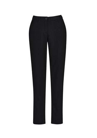 BIZ CARE WOMENS COMFORT WAIST SLIM LEG PANT CL953LL - Icon Tshirts