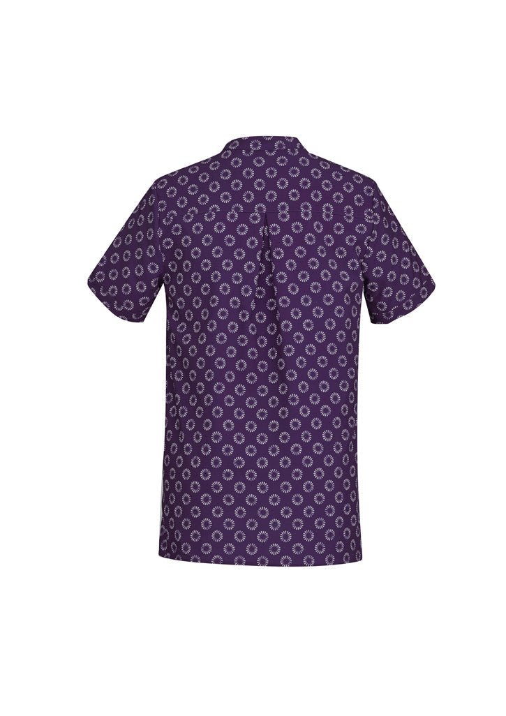 BIZ CARE WOMENS FLORENCE DAISY PRINT TUNIC CS950LS - Icon Tshirts
