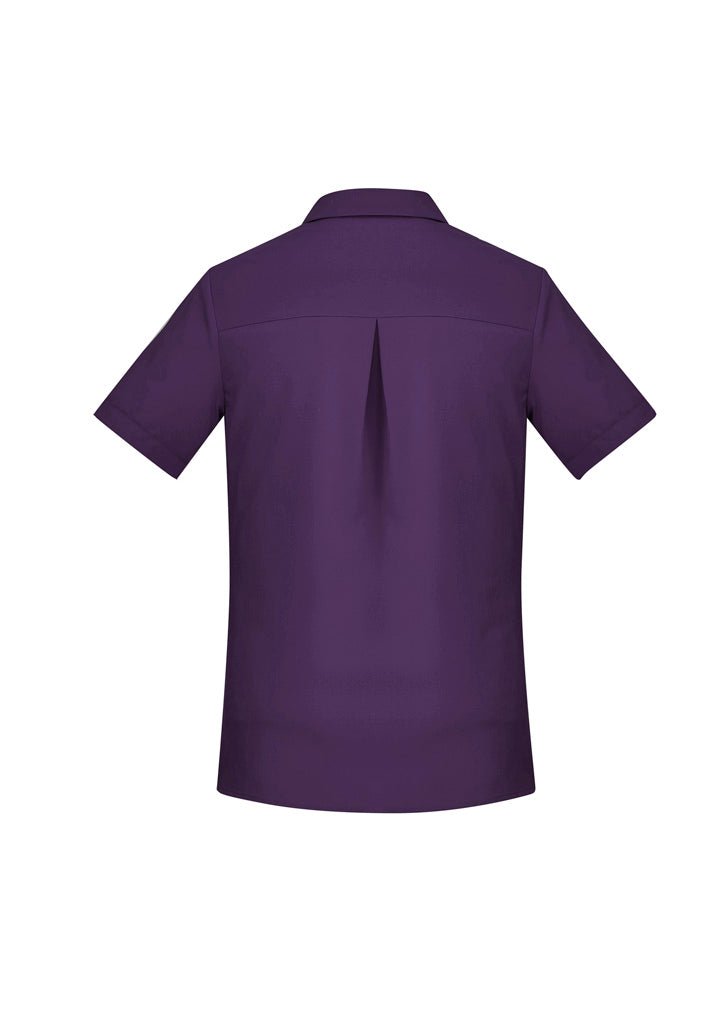 BIZ CARE WOMENS FLORENCE SHORT SLEEVE SHIRT CS947LS - Icon Tshirts