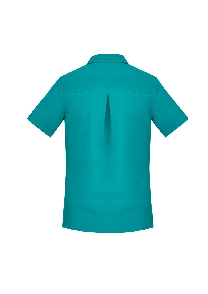 BIZ CARE WOMENS FLORENCE SHORT SLEEVE SHIRT CS947LS - Icon Tshirts