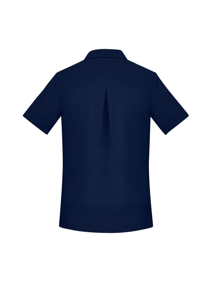 BIZ CARE WOMENS FLORENCE SHORT SLEEVE SHIRT CS947LS - Icon Tshirts
