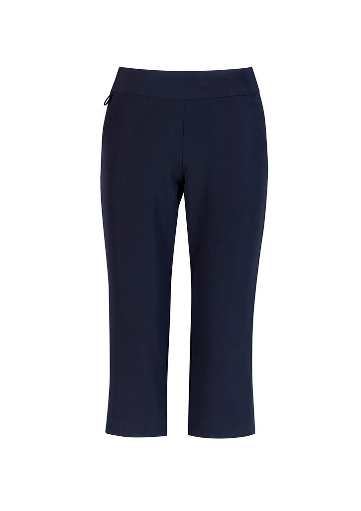BIZ CARE WOMENS JANE 3/4 LENGTH STRETCH PANT CL040LL - Icon Tshirts