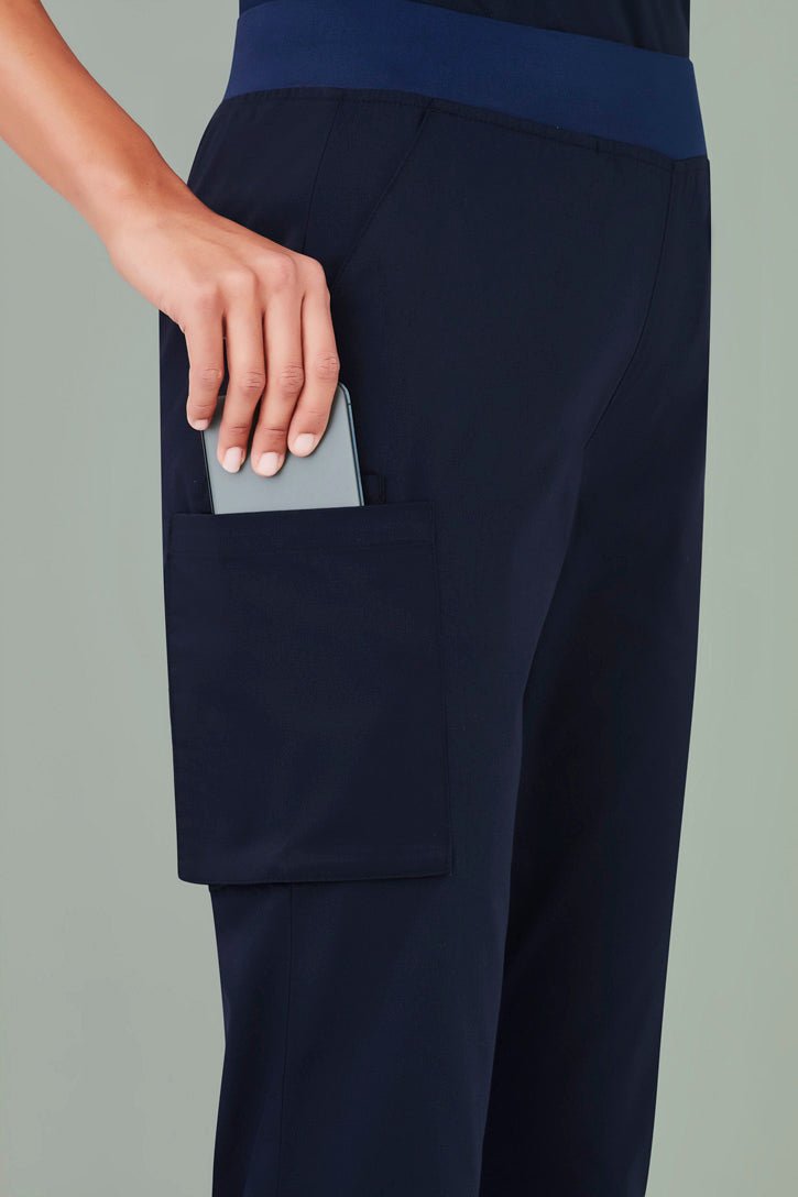 Biz Care Womens Riley Straight Leg Scrub Pant CSP047LL - Icon Tshirts