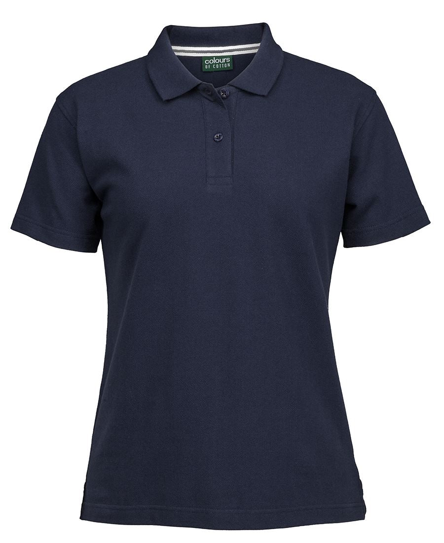 C OF C LADIES PIQUE POLO S2MP1 - Icon Tshirts