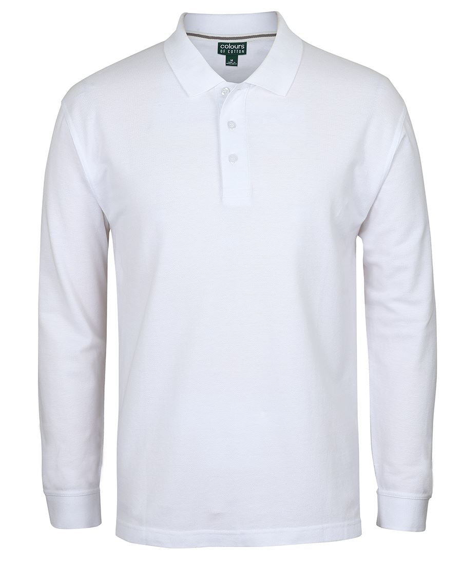 C OF C L/S PIQUE POLO S2ML - Icon Tshirts