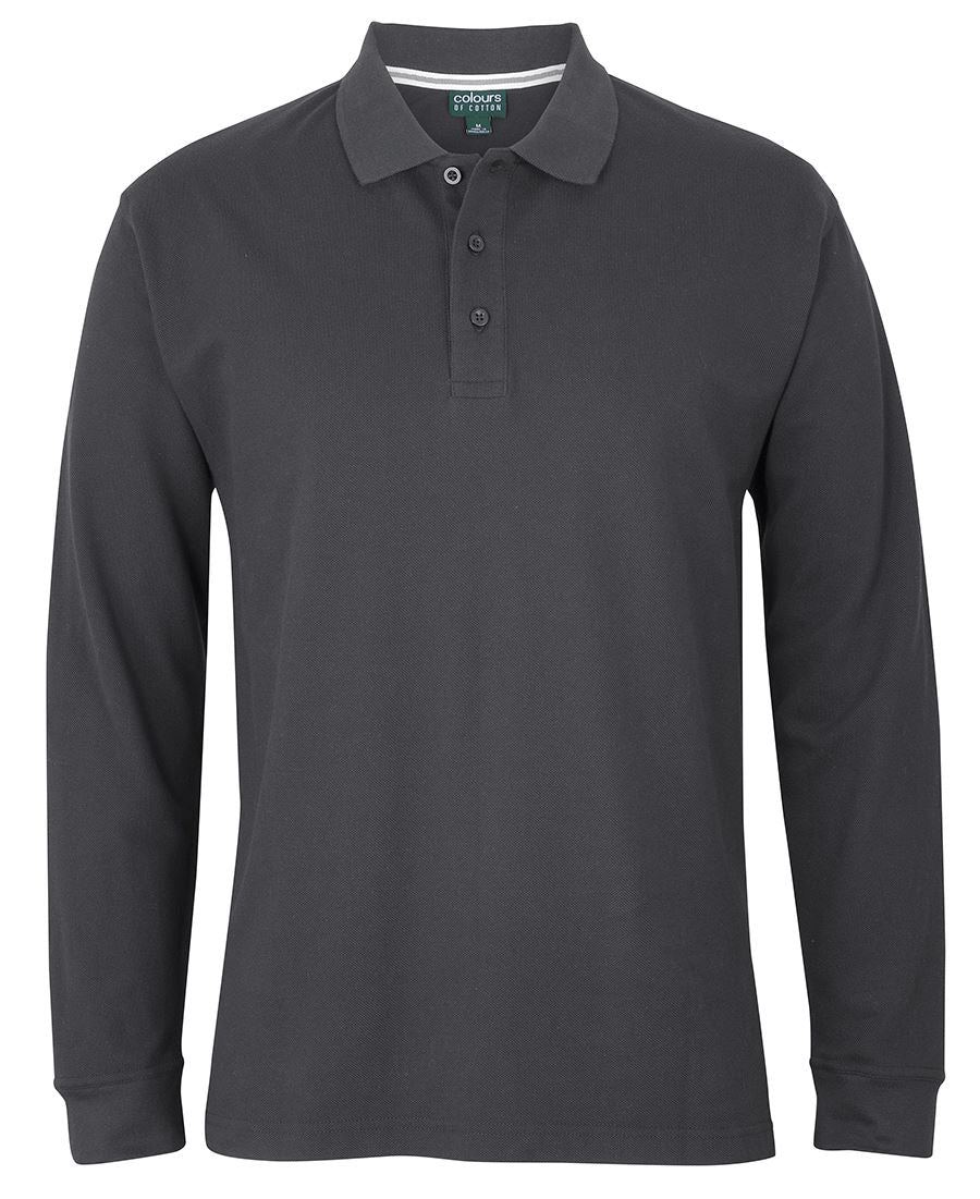 C OF C L/S PIQUE POLO S2ML - Icon Tshirts