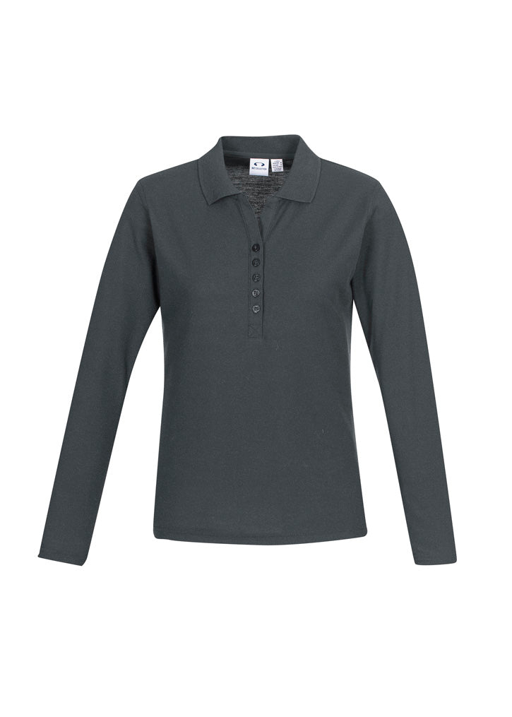 Crew Ladies L/S Polo - P400LL - Icon Tshirts