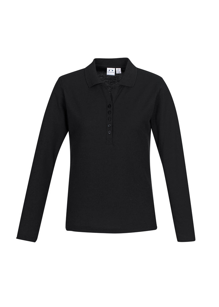 Crew Ladies L/S Polo - P400LL - Icon Tshirts
