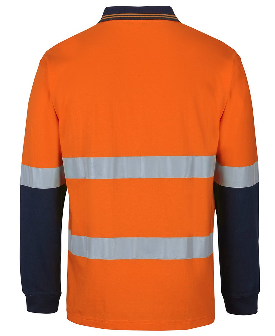 HI VIS (D+N) L/S COTTON POLO 6DCPL - Icon Tshirts