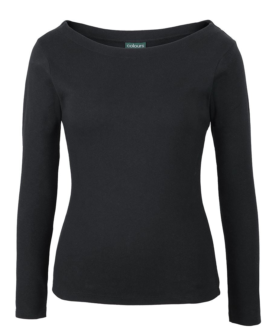 JBS C OF C L/S BOAT NECK TEE 1BTL - Icon Tshirts