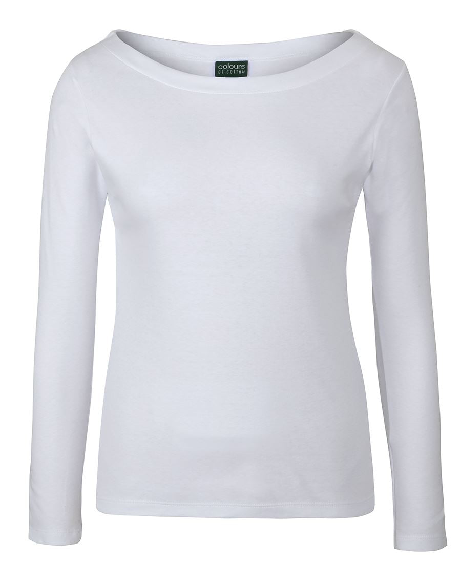 JBS C OF C L/S BOAT NECK TEE 1BTL - Icon Tshirts