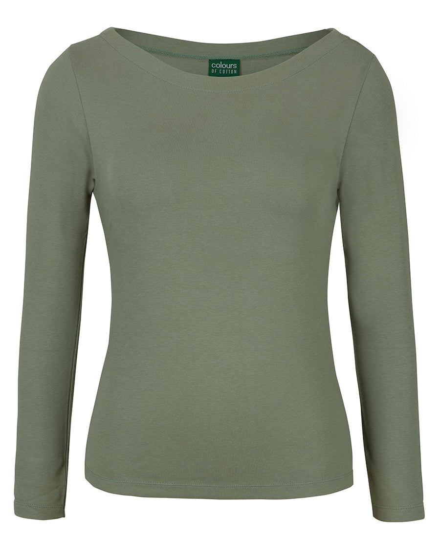 JBS C OF C L/S BOAT NECK TEE 1BTL - Icon Tshirts