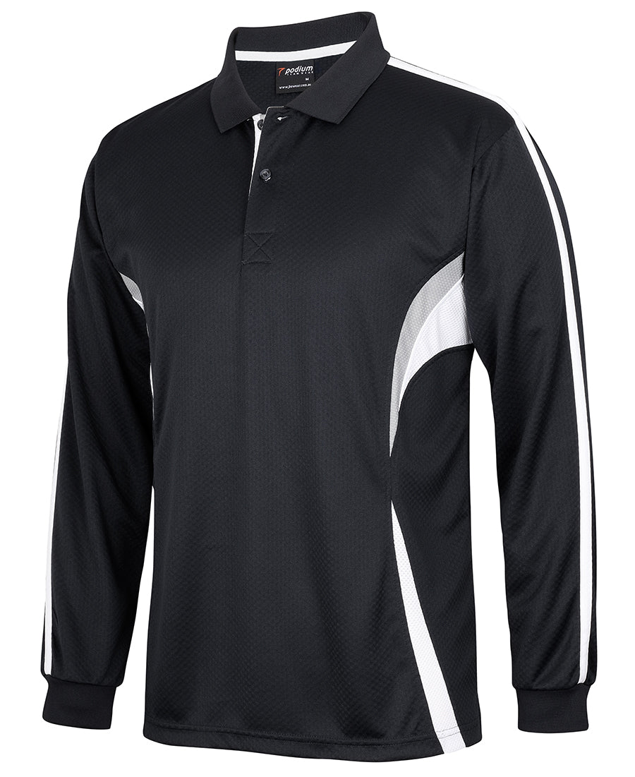 JBS PODIUM L/S COOL POLO 7CLP - Icon Tshirts
