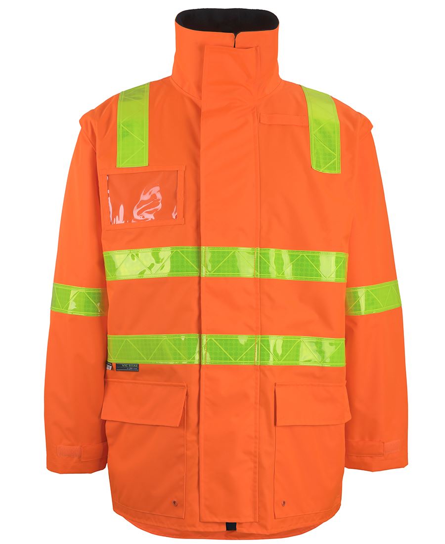 JB'S WEAR 6DVRL VIC ROAD (D+N) ZIP OFF SLEEVE LONGLINE JACKET - Icon Tshirts