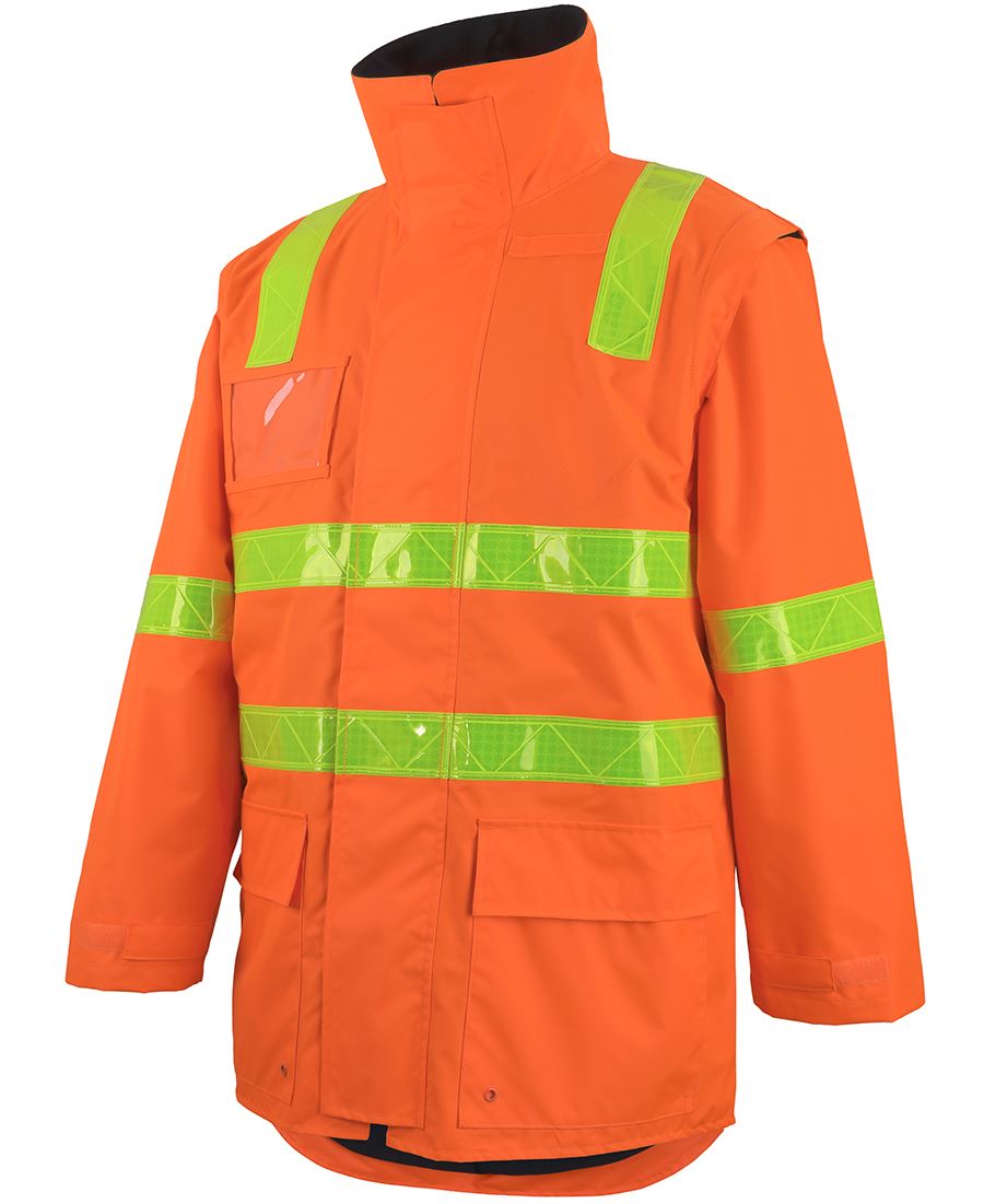 JB'S WEAR 6DVRL VIC ROAD (D+N) ZIP OFF SLEEVE LONGLINE JACKET - Icon Tshirts