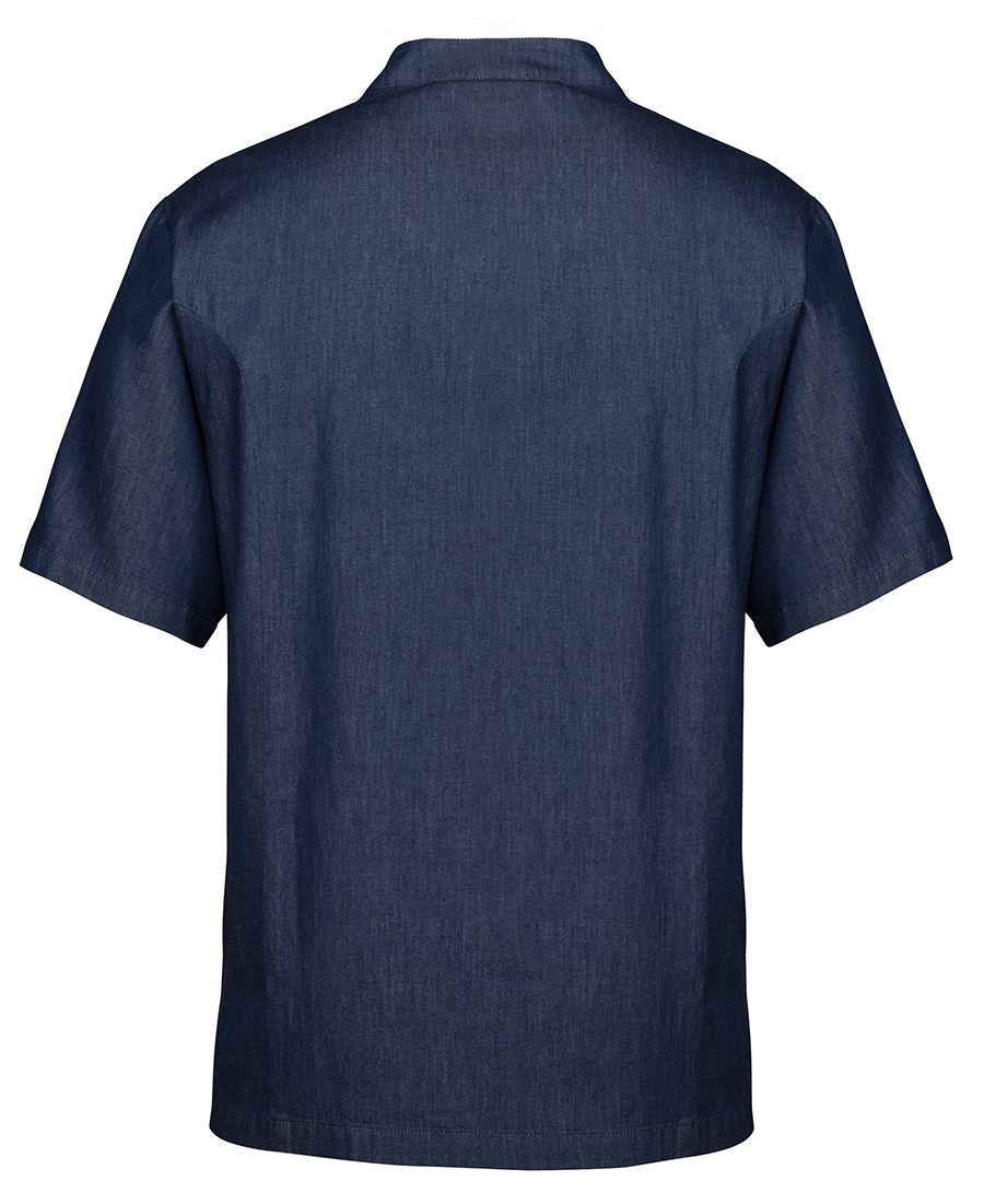 JB's Wear DENIM S/S CHEF’S JACKET 5CDS - Icon Tshirts