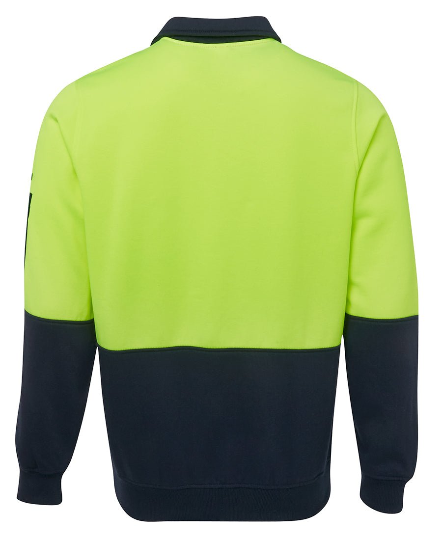 JB's Wear Hi Vis 1/2 Zip Fleecy Sweat 6HVFH - Icon Tshirts