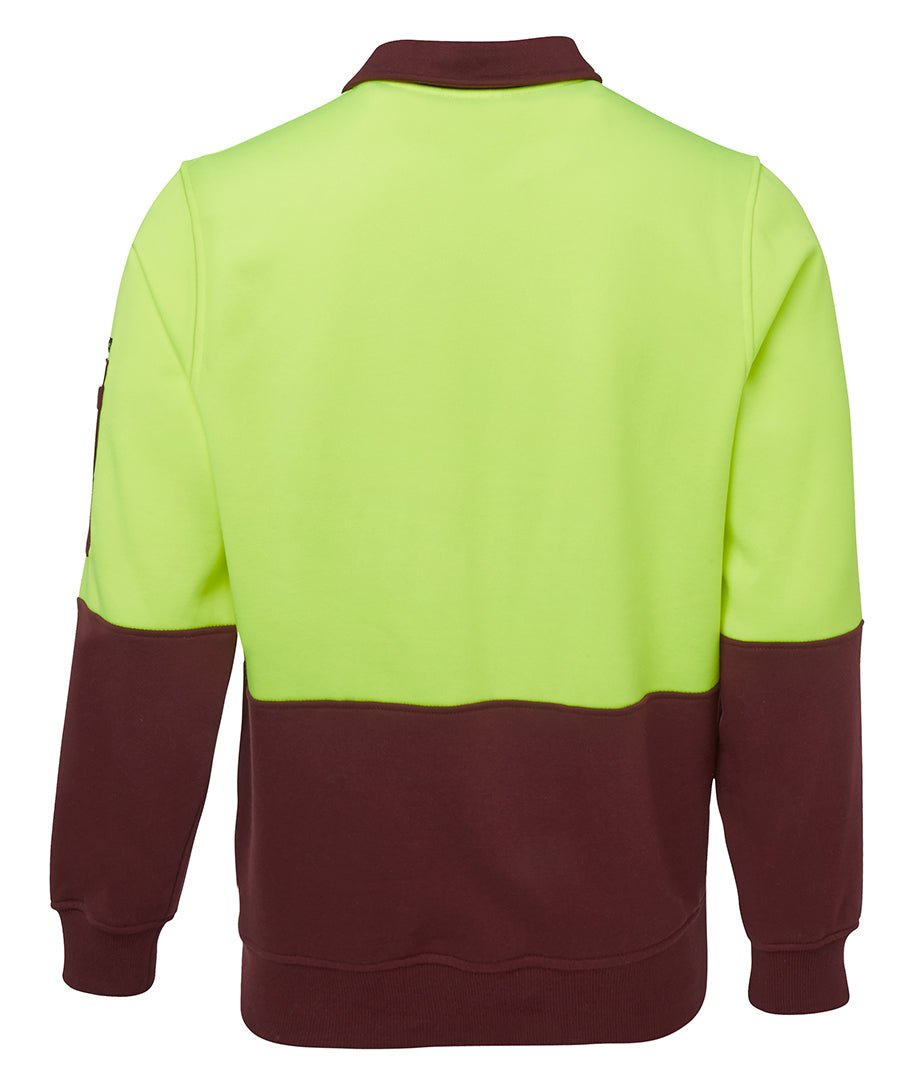 JB's Wear Hi Vis 1/2 Zip Fleecy Sweat 6HVFH - Icon Tshirts
