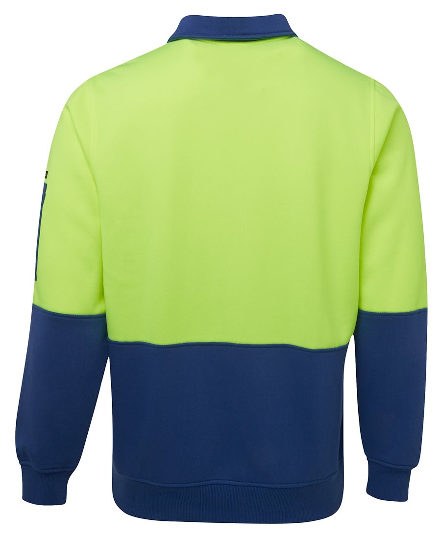 JB's Wear Hi Vis 1/2 Zip Fleecy Sweat 6HVFH - Icon Tshirts