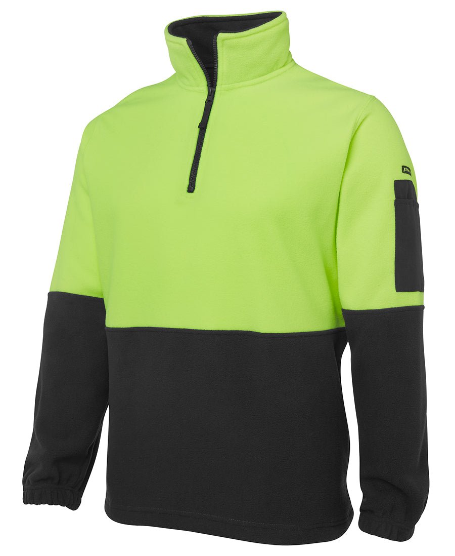 JB's Wear Hi Vis 1/2 Zip Polar Fleece 6HVPF - Icon Tshirts