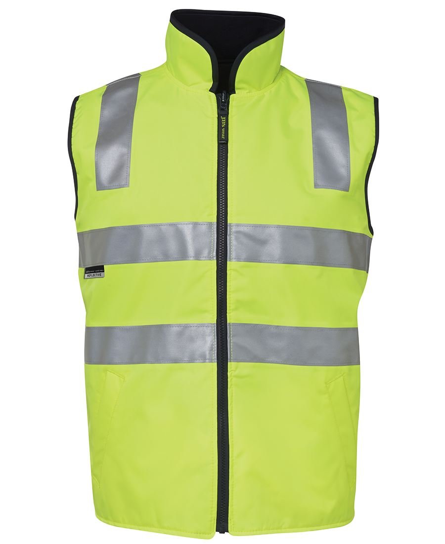 JB's Wear HI VIS 4602.1 (D+N) REVERSIBLE VEST 6D4RV - Icon Tshirts