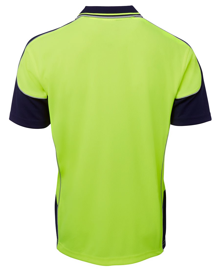 JB's Wear Hi Vis Contrast Piping Polo 6HCP4 - Icon Tshirts
