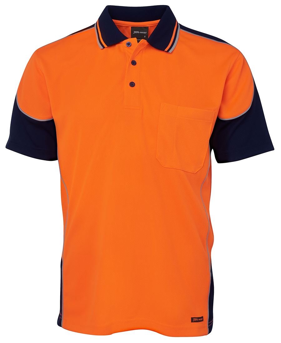 JB's Wear Hi Vis Contrast Piping Polo 6HCP4 - Icon Tshirts
