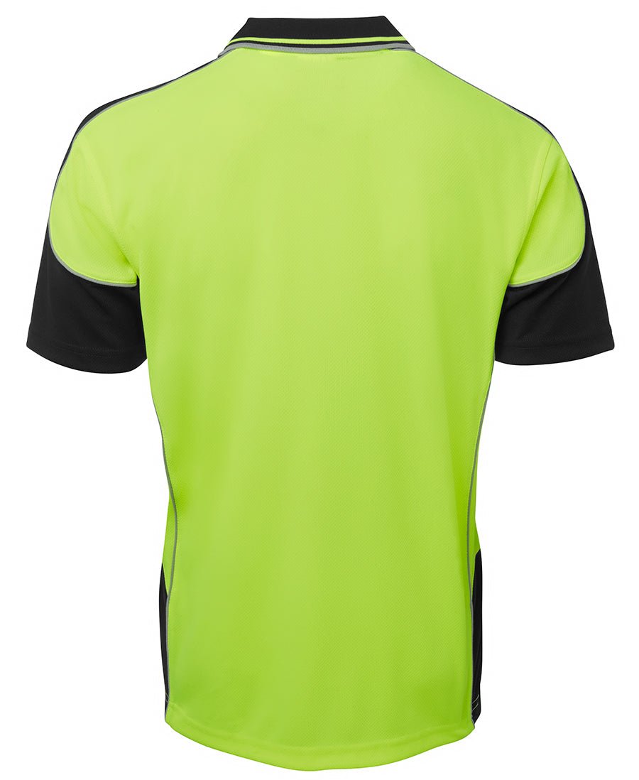 JB's Wear Hi Vis Contrast Piping Polo 6HCP4 - Icon Tshirts