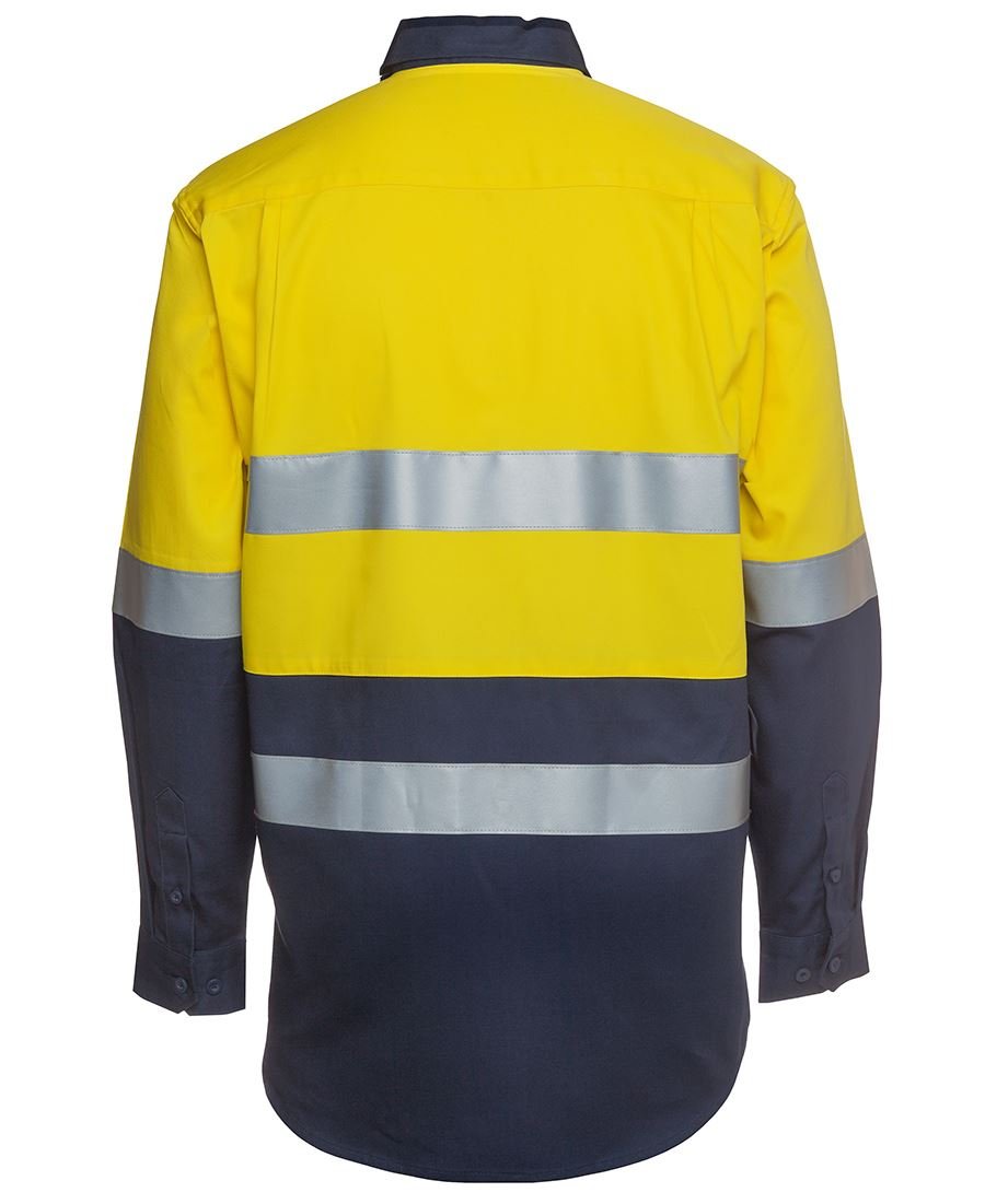 JB's Wear Hi Vis (D+N) L/S 190G Shirt 6HLS - Icon Tshirts