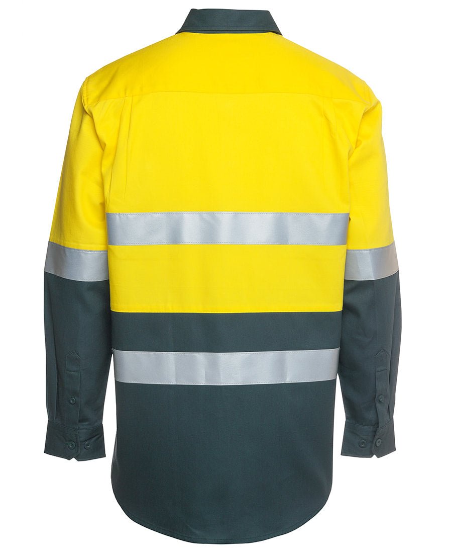 JB's Wear Hi Vis (D+N) L/S 190G Shirt 6HLS - Icon Tshirts