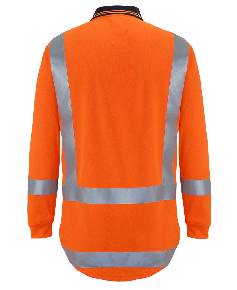 JB's Wear Hi Vis (D+N) L/S Non Cuff TTMC-W Traditional Polo 6DTLP - Icon Tshirts