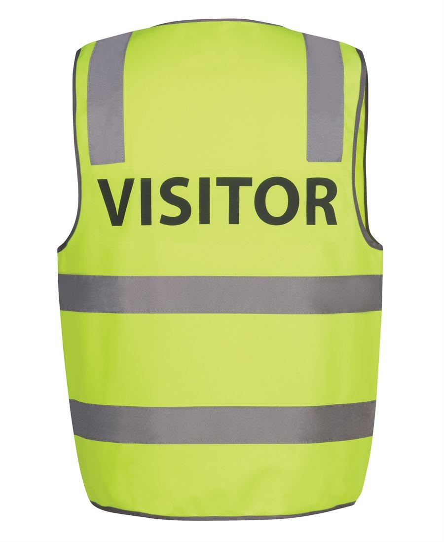 JB's Wear Hi Vis D+N Safety Vest 6DNS7 - Visitor - Icon Tshirts