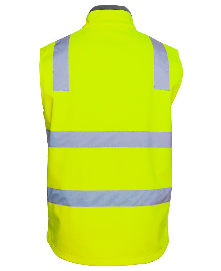 JB's Wear Hi Vis D+N Water Resistant Softshell Vest 6DWV - Icon Tshirts