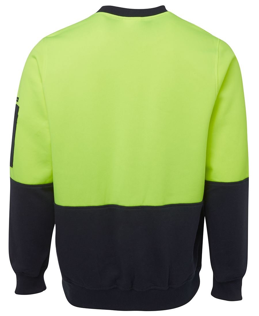 JB's Wear Hi Vis Fleecy Crew 6HVCN - Icon Tshirts