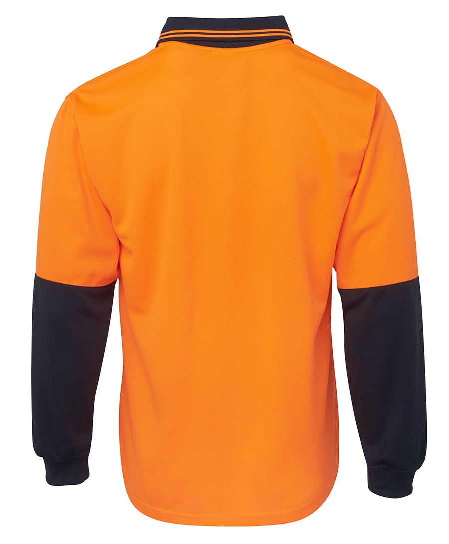 JB's Wear Hi Vis L/S Trad Polo 6HVPL - Icon Tshirts