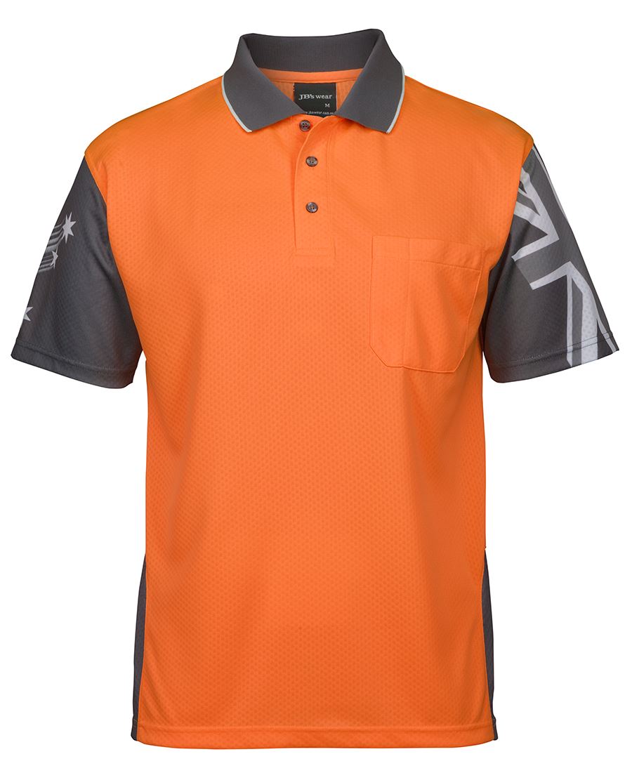 JB's Wear HI VIS SOUTHERN CROSS POLO 6HSC - Icon Tshirts