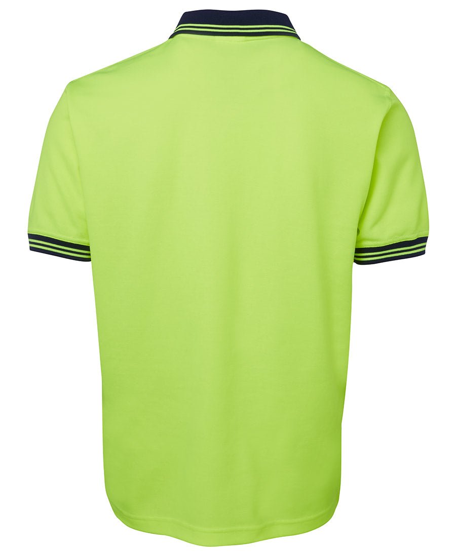 JB's Wear Hi Vis S/S Cotton Back Polo 6HPS - Icon Tshirts