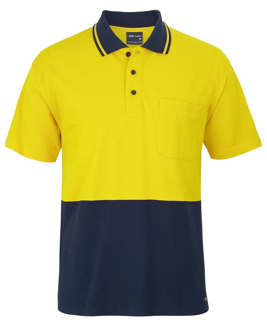 JB's Wear HI VIS S/S COTTON PIQUE TRAD POLO 6HVQS - Icon Tshirts