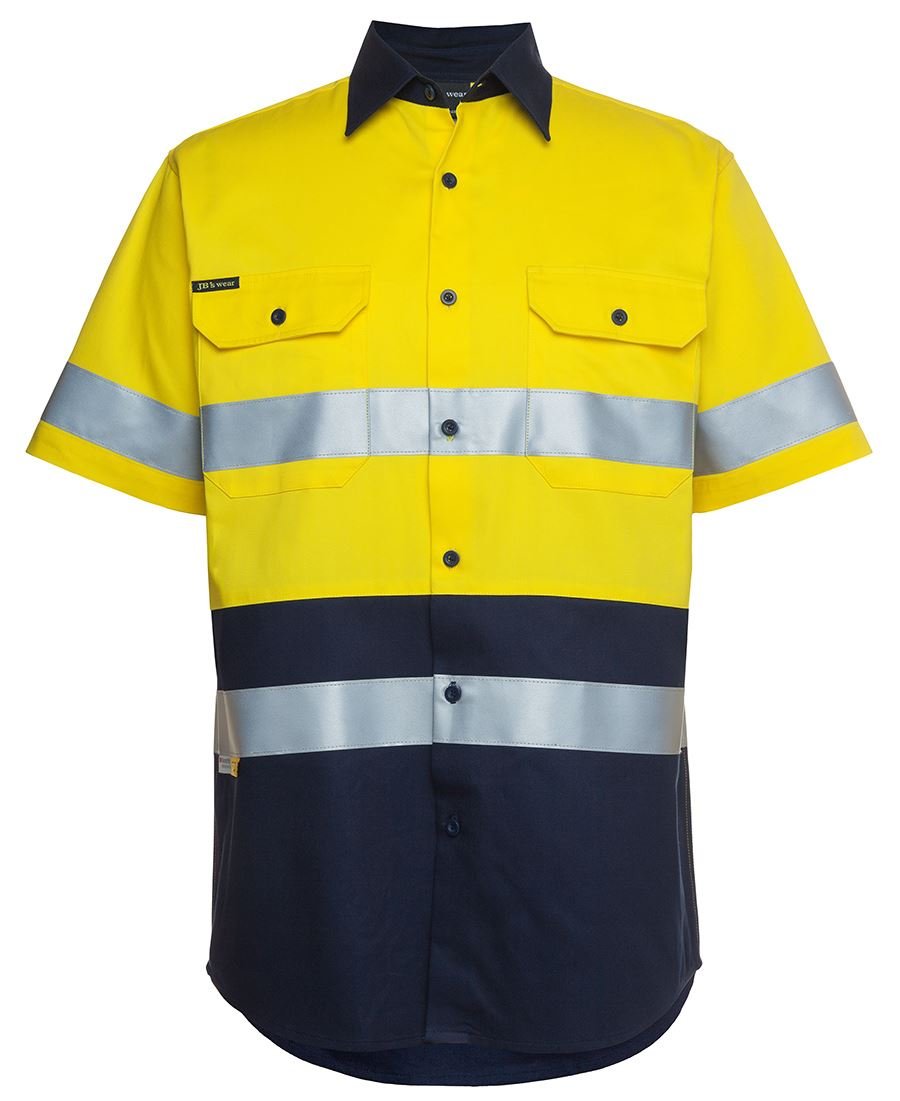 JB's Wear Hi Vis S/S (D+N) 190G Shirt 6HSS - Icon Tshirts