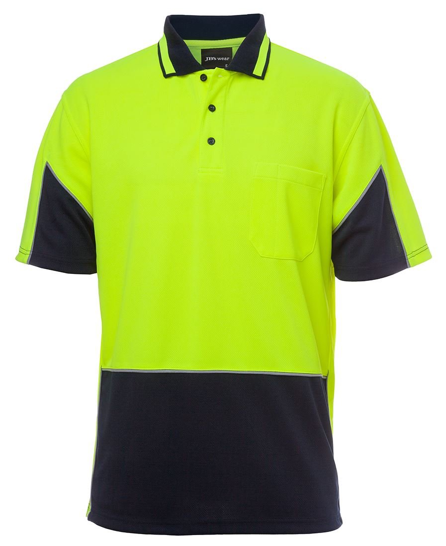 JB's Wear HI VIS S/S GAP POLO 6HVGS - Icon Tshirts