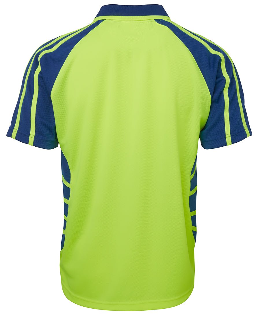 JB's Wear Hi Vis S/S Spider Polo 6HSP - Icon Tshirts