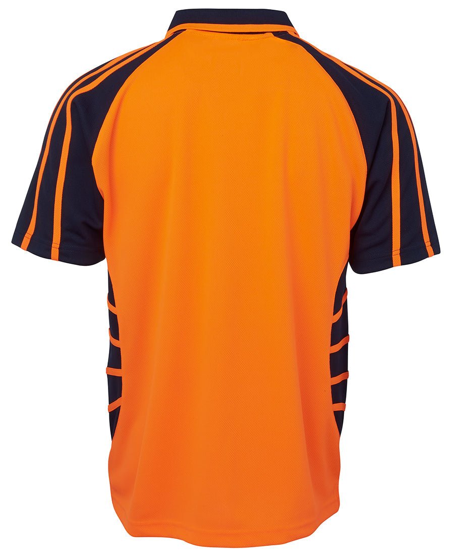 JB's Wear Hi Vis S/S Spider Polo 6HSP - Icon Tshirts