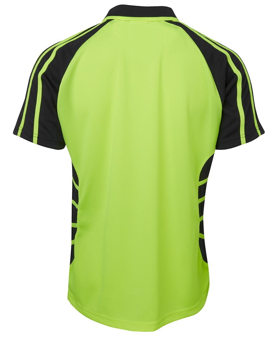 JB's Wear Hi Vis S/S Spider Polo 6HSP - Icon Tshirts